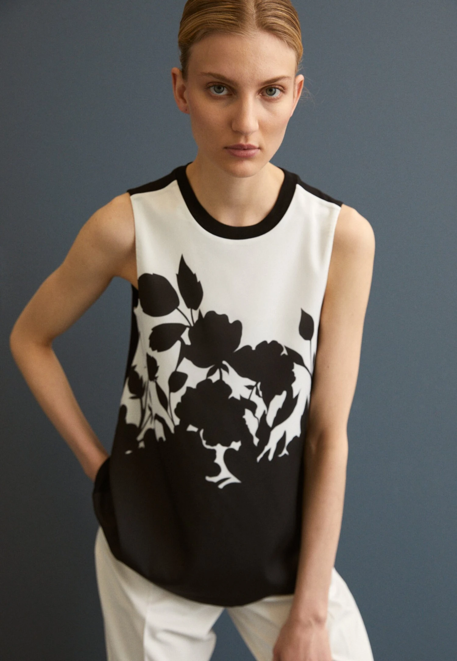 Anna Field Blouse - Black/White 1 Anna Field Blouse - Black/White