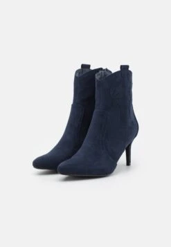 Anna Field Enkellaarsjes Met Hoge Hak - Dark Blue -Anna Field 0e680914e9c64fc2a06cc09aaa06dca7
