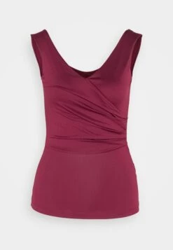 Anna Field Top - Dark Red -Anna Field 188eab3090374fed89a8647a095646f4