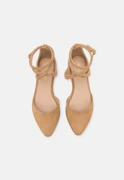 Anna Field Leather- Ballerina'S Met Enkelbandjes - Beige -Anna Field 198c4aaa513540978e803efd80cc4f12