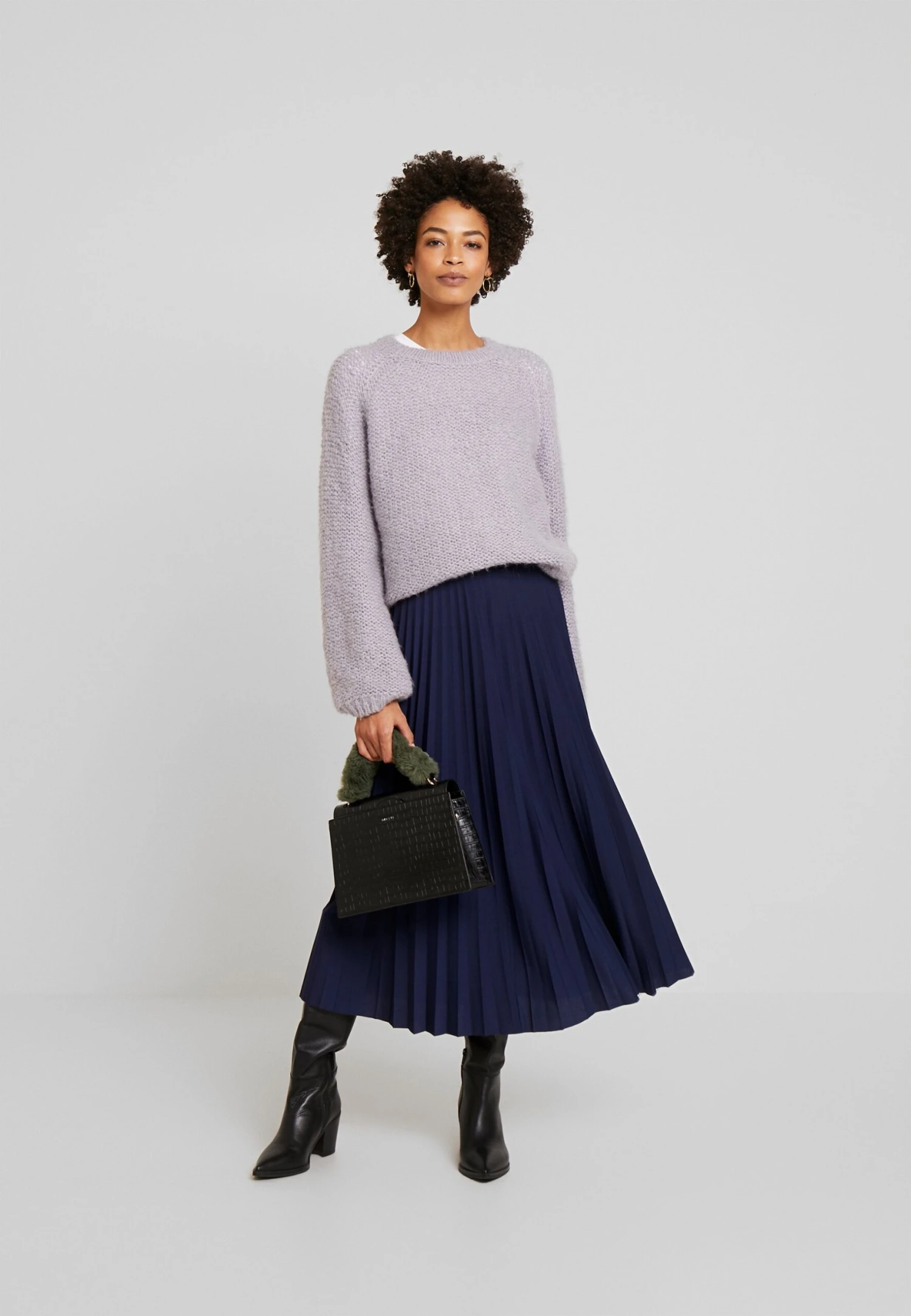 Anna Field Plisse A-Line Midi Skirt - A-Lijn Rok - Maritime Blue 2 Anna Field Plisse A-Line Midi Skirt - A-Lijn Rok - Maritime Blue - Image 2