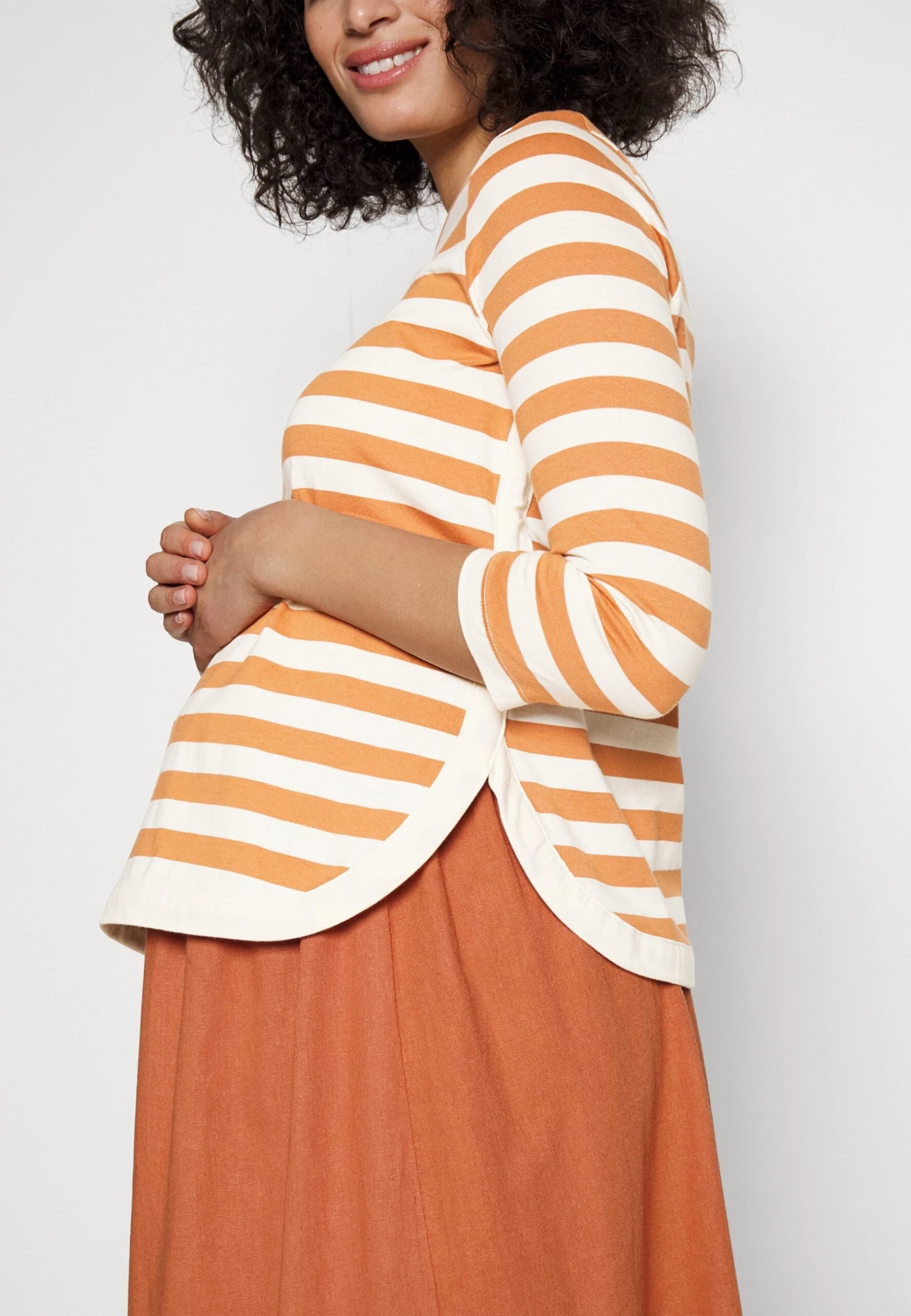 Longsleeve - White/Apricot 7 Longsleeve - White/Apricot - Image 7