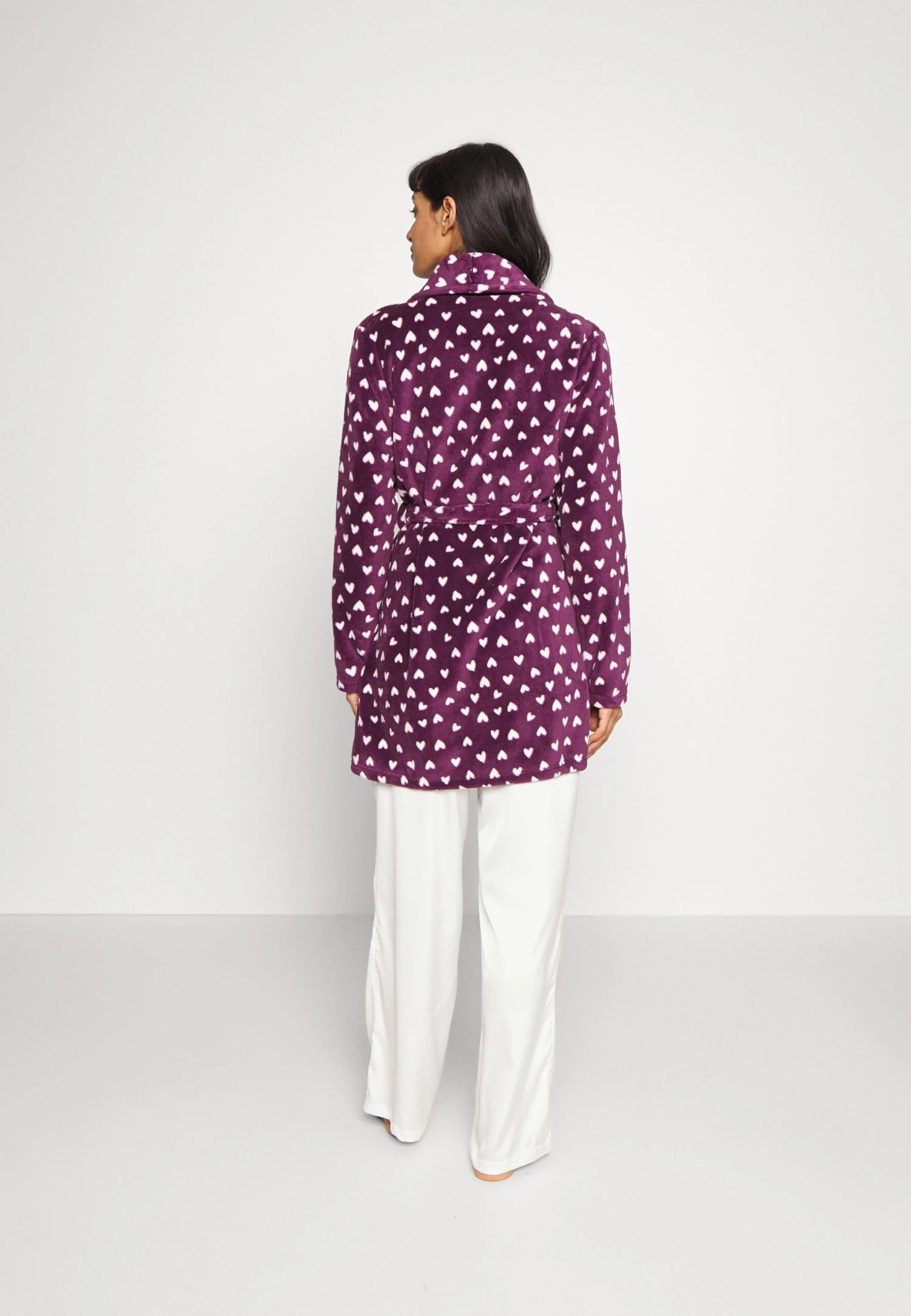 Anna Field Badjas - Dark Red/Beige 3 Anna Field Badjas - Dark Red/Beige - Afbeelding 3