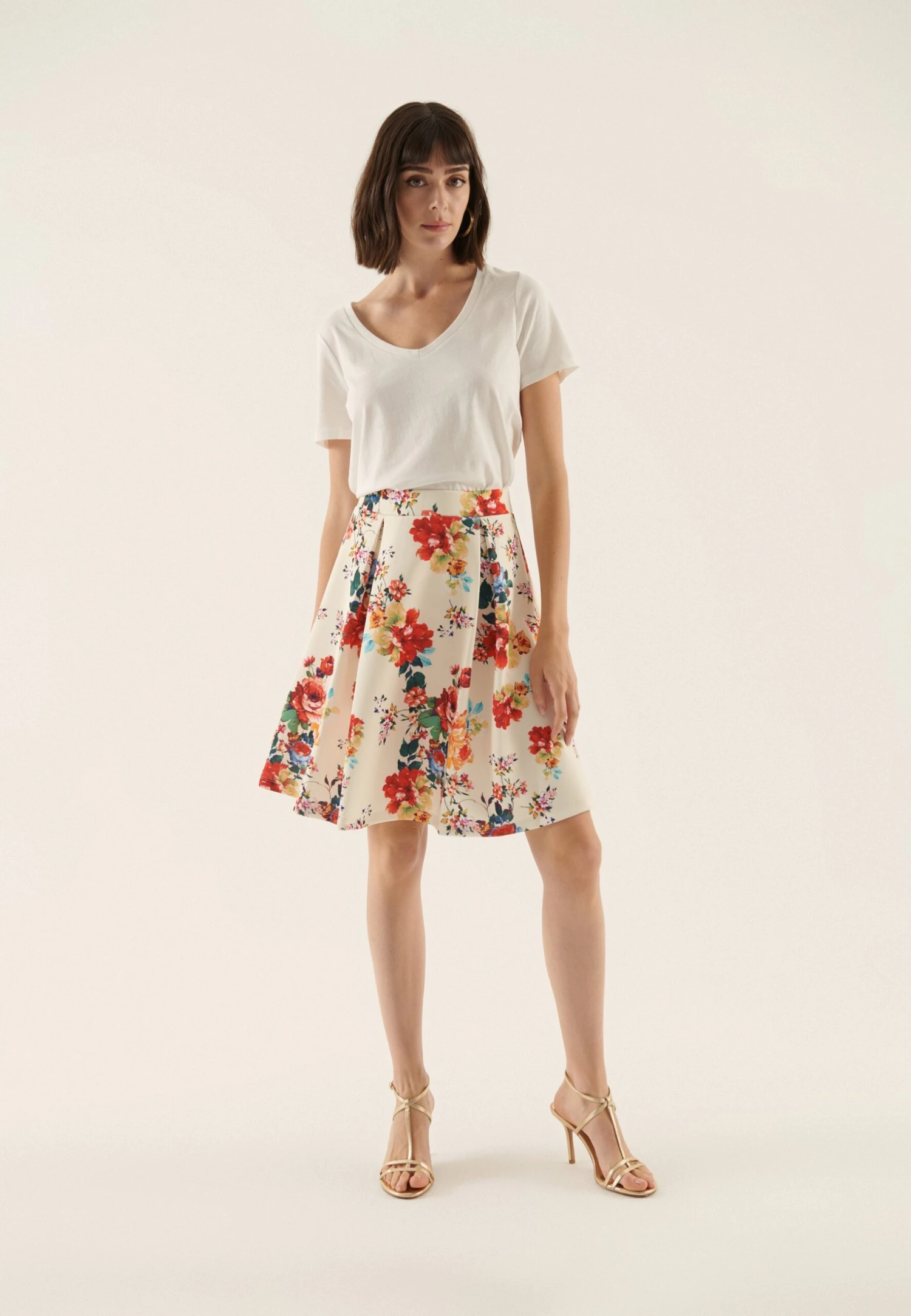 Anna Field A-Lijn Rok - Multi Coloured 2 Anna Field A-Lijn Rok - Multi Coloured - Image 2