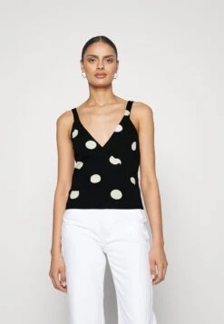 Anna Field Top - Black/White