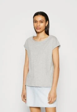 Anna Field 3 Pack - T-Shirt Basic - White/Mottled Light Grey -Anna Field 367493c0871c4ecda31b02b38c266065