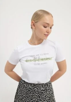 Anna Field T-Shirt Print - White