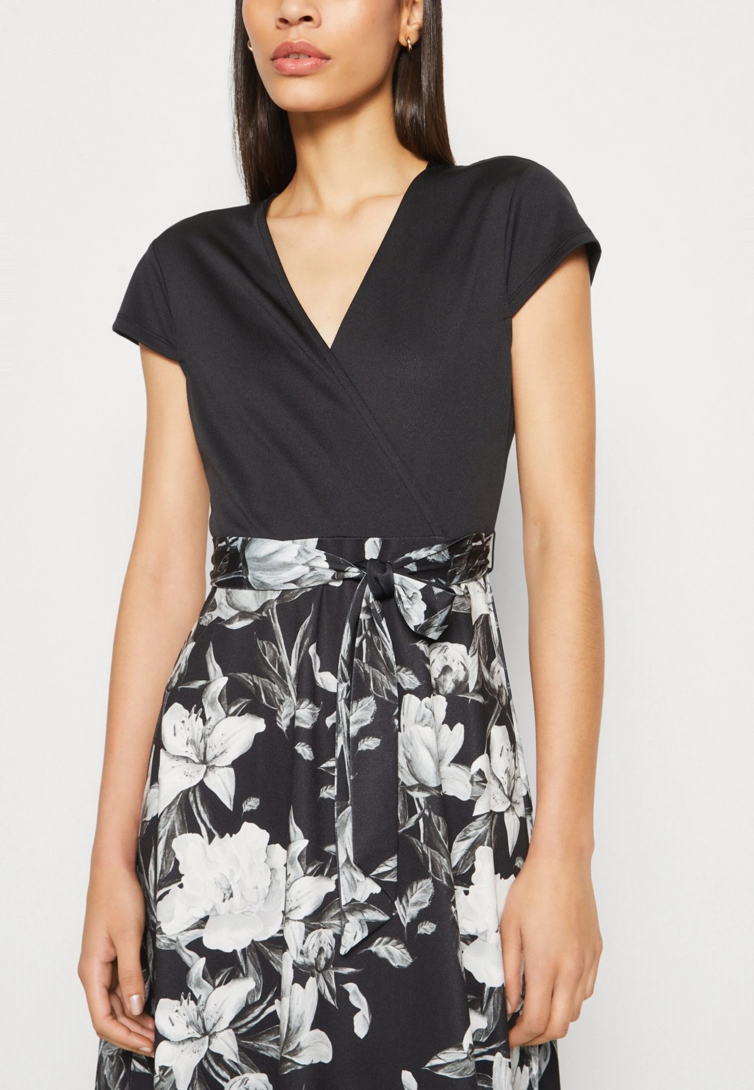 Anna Field Jerseyjurk - Black/Grey/White 8 Anna Field Jerseyjurk - Black/Grey/White - Image 8