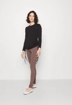 Leggings Maternity - Legging - Black - Mottled Dark Brown