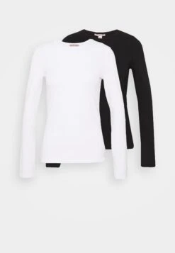 Anna Field 2 Pack - Longsleeve - White/Black -Anna Field 4dc0a6ffa5a64532a189b3809c10bc4f