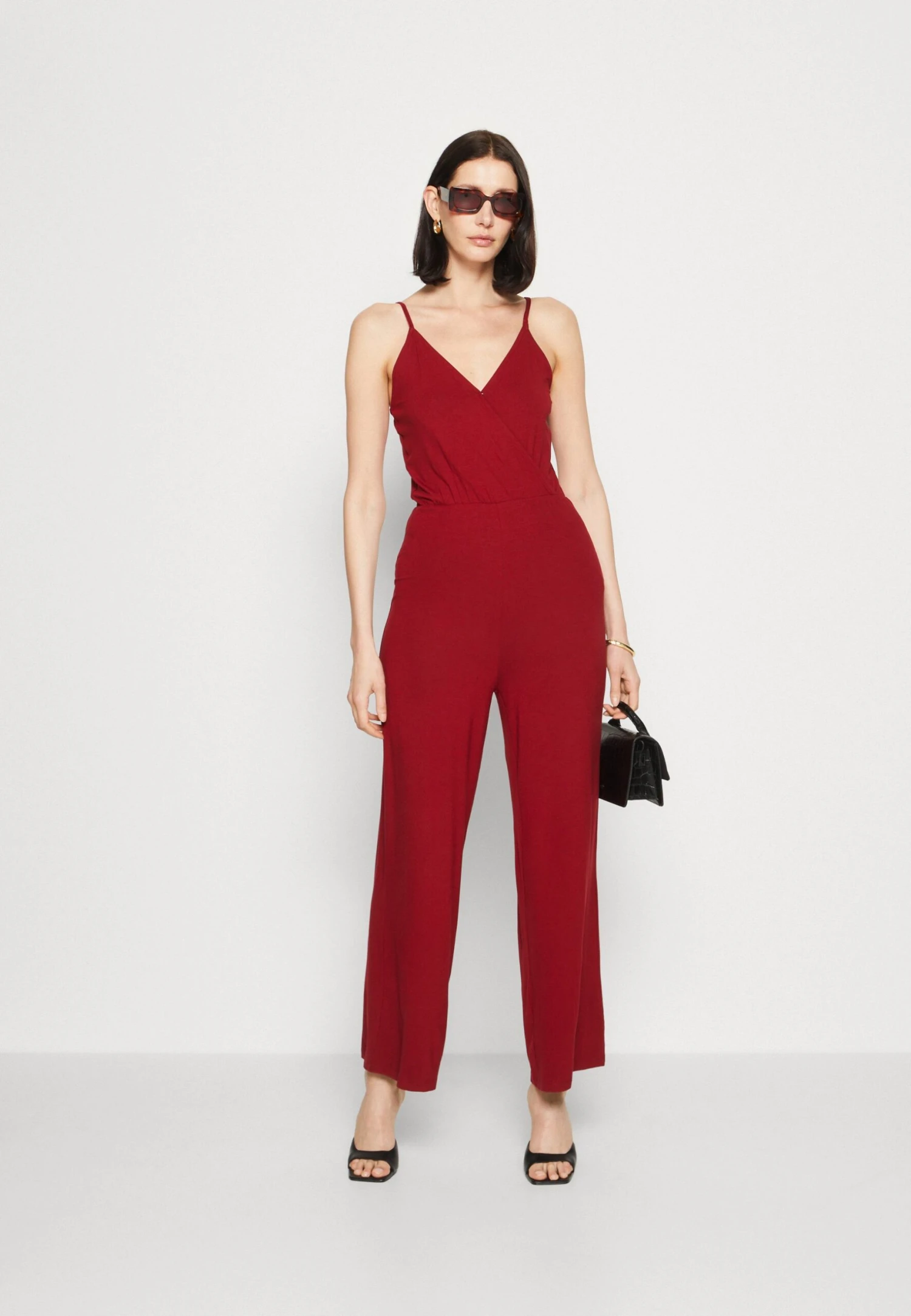 Anna Field Jumpsuit - Dark Red 2 Anna Field Jumpsuit - Dark Red - Image 2