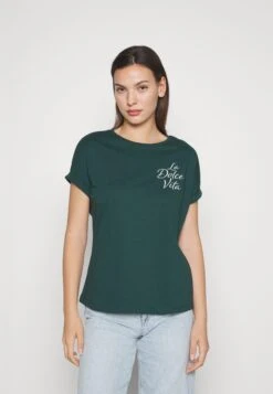 Anna Field T-Shirt Print - Dark Green -Anna Field 5ed3b6d4155b458b8e1d4d33e4570e7c