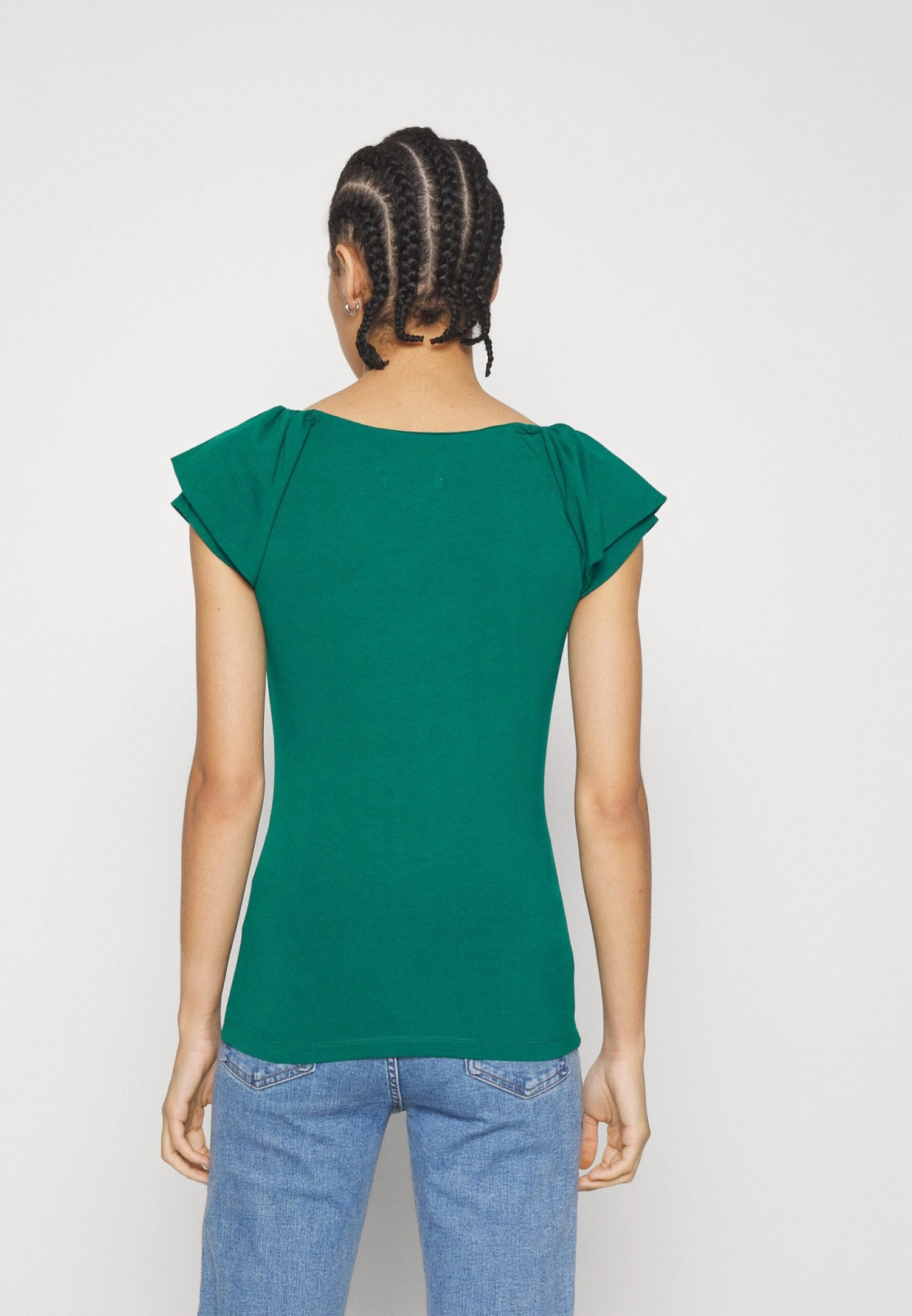 Anna Field T-Shirt Basic - Dark Green 4 Anna Field T-Shirt Basic - Dark Green - Image 4