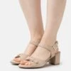 Leather- Sandalen - Beige