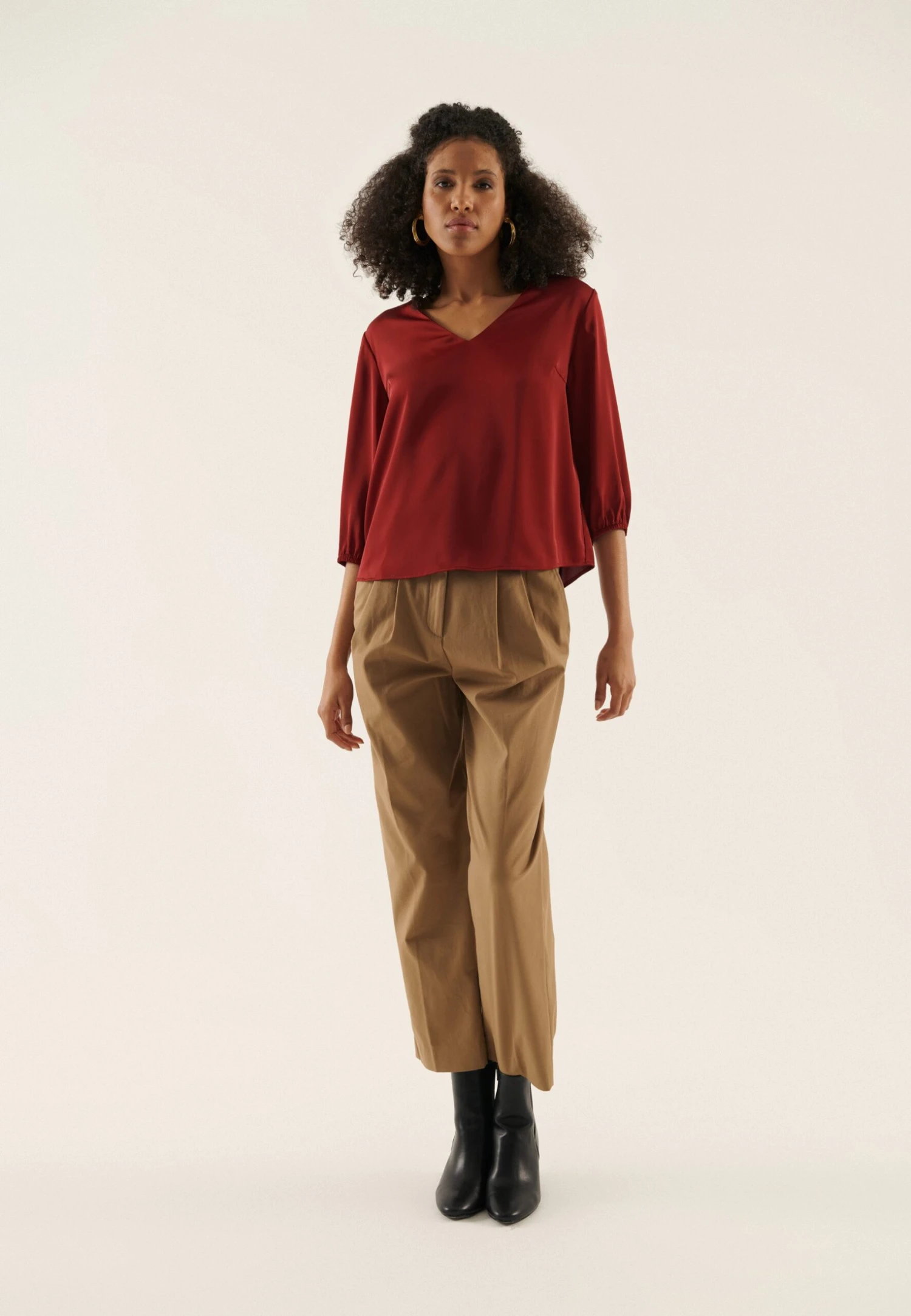 Anna Field Blouse - Red 2 Anna Field Blouse - Red - Image 2