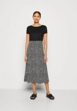 Anna Field Jerseyjurk - Black/White