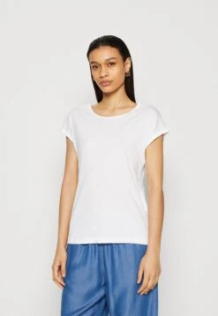 Anna Field 3 Pack - T-Shirt Basic - White/Mottled Light Grey/Dark Yellow -Anna Field 6ca39084dbe941ddada08cea43464171