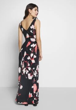 Anna Field Maxi-Jurk - Black/Pink -Anna Field 7a0ac2898a1748c4a8401c7c3d8b9727
