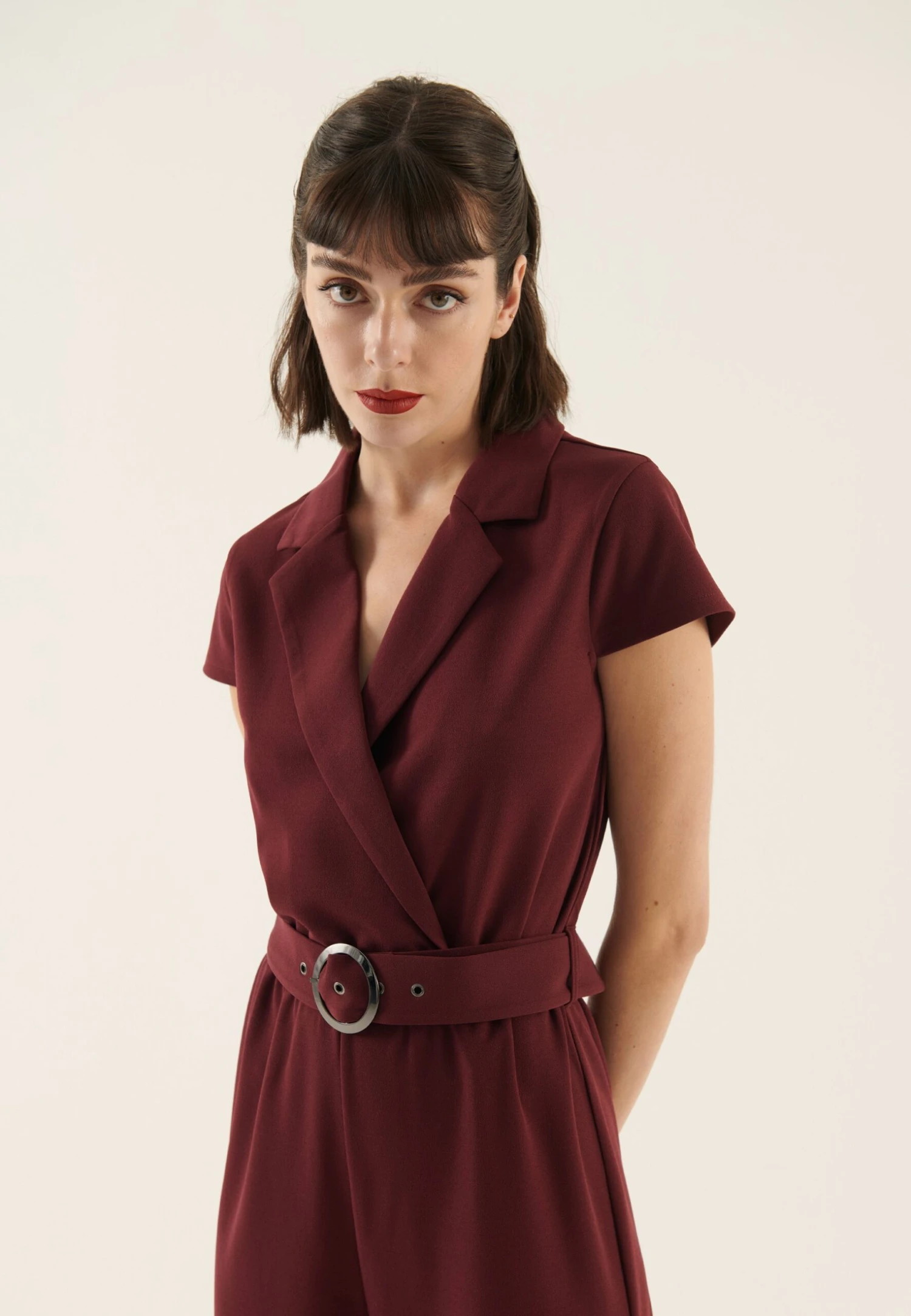 Anna Field Jumpsuit - Bordeaux 3 Anna Field Jumpsuit - Bordeaux - Image 3