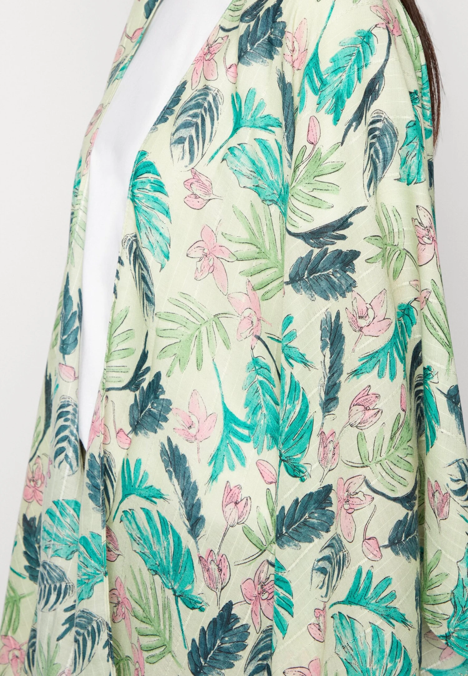 Anna Field Poncho - Green 6 Anna Field Poncho - Green - Image 6