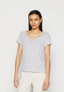 Anna Field 3 Pack- T-Shirt Basic - Black/White/Mottled Light Grey -Anna Field 85b69a9b00b2446dbc79a2b15a09f5c2