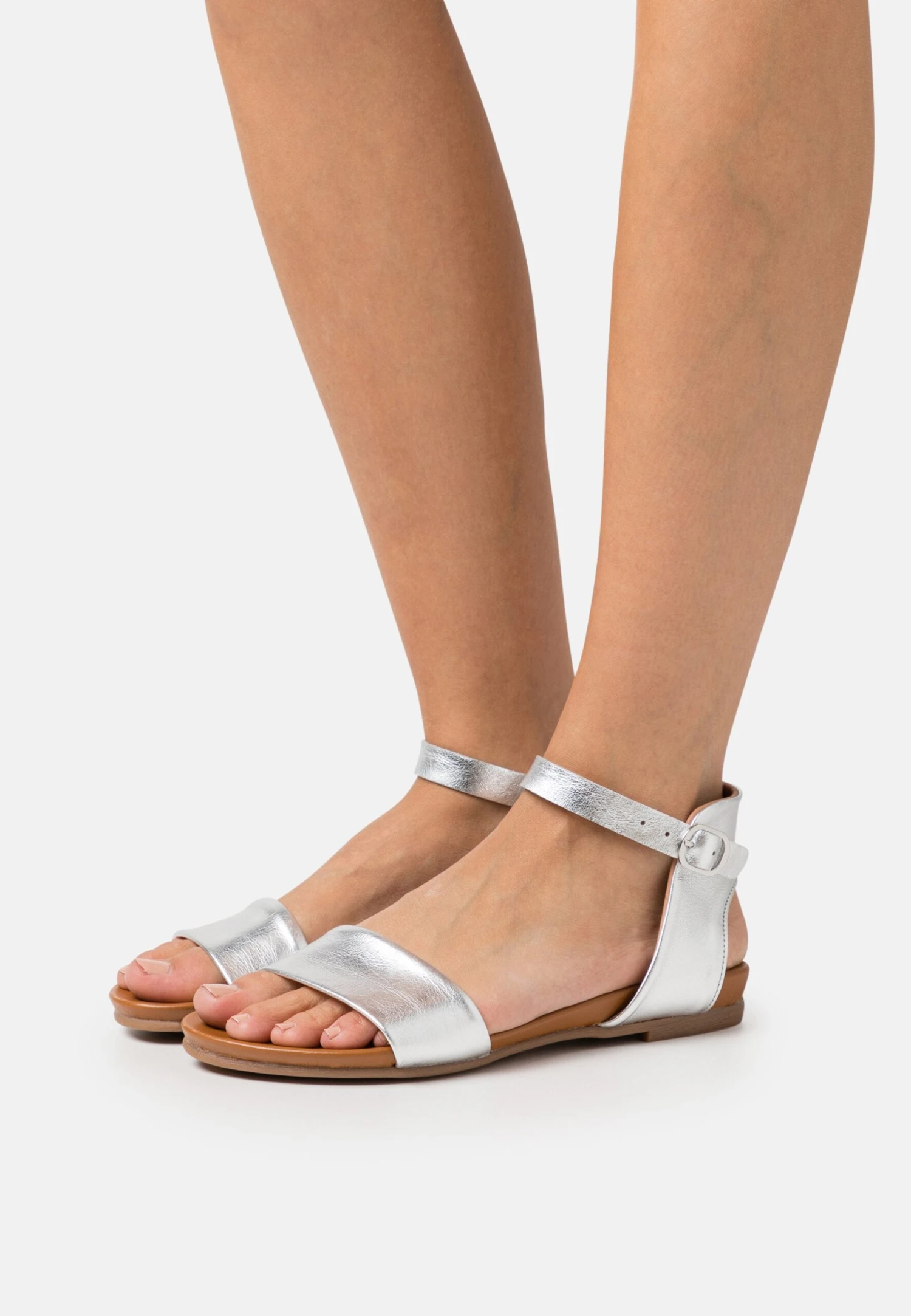 Anna Field Leather- Sandalen - Silver 1 Anna Field Leather- Sandalen - Silver