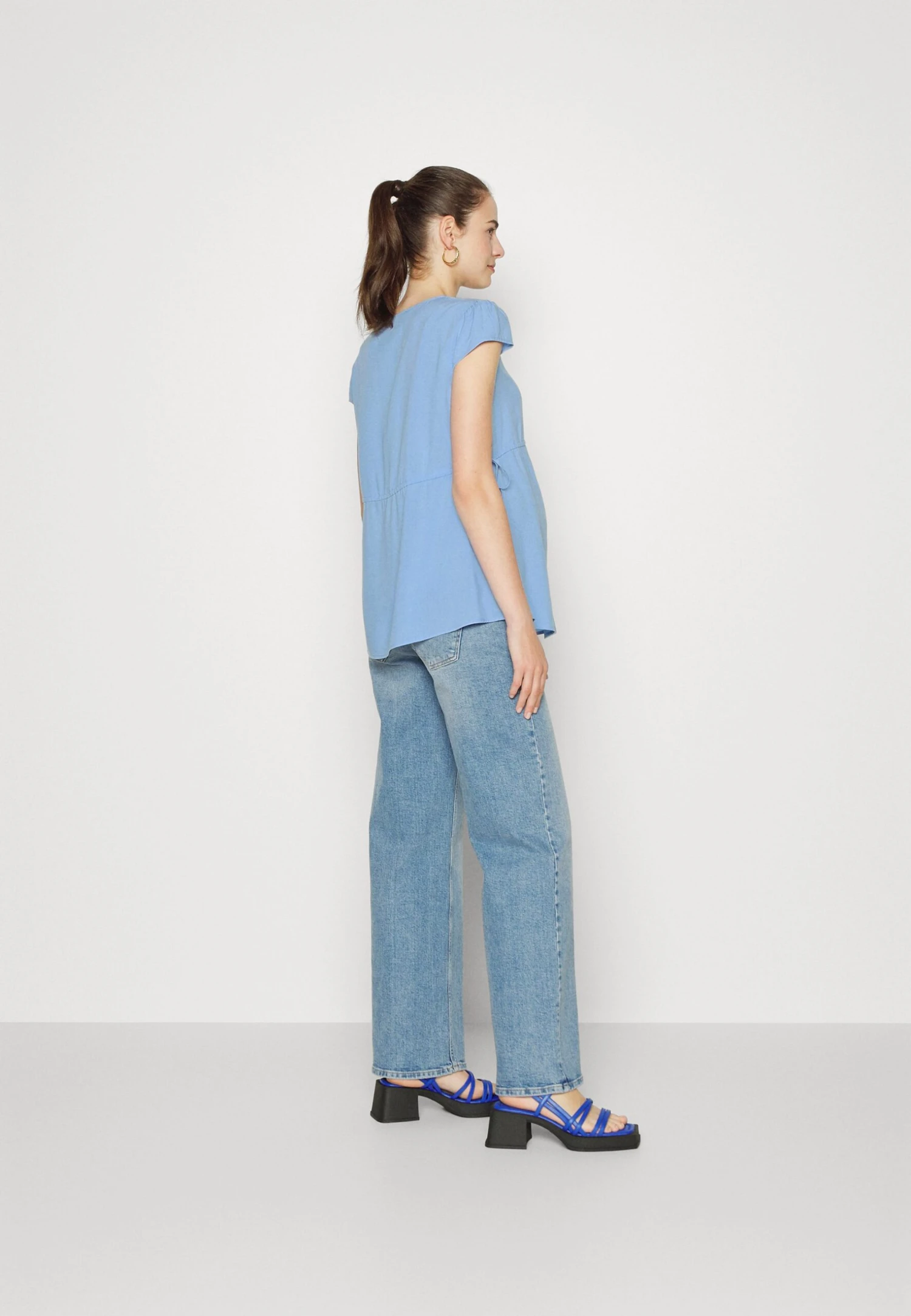 Blouse - Light Blue 3 Blouse - Light Blue - Image 3