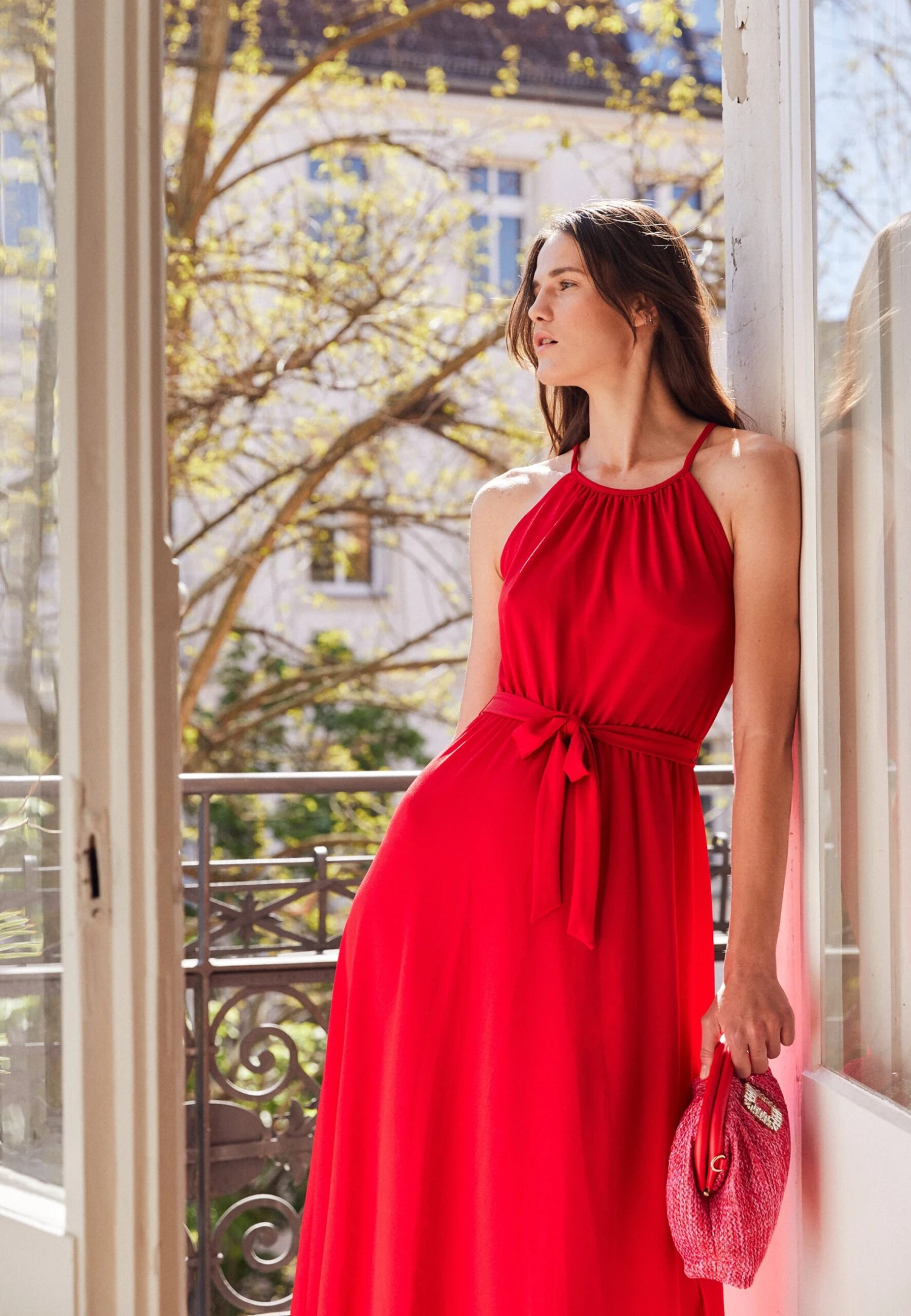 Anna Field Jerseyjurk - Red 3 Anna Field Jerseyjurk - Red - Image 3