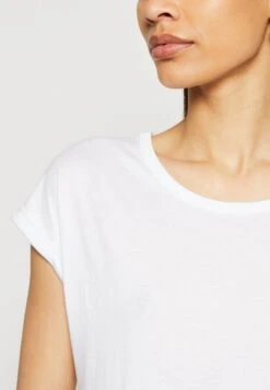 Anna Field 3 Pack - T-Shirt Basic - White/Mottled Light Grey -Anna Field a5df3b67ec0f4901af61e78bed11b7da