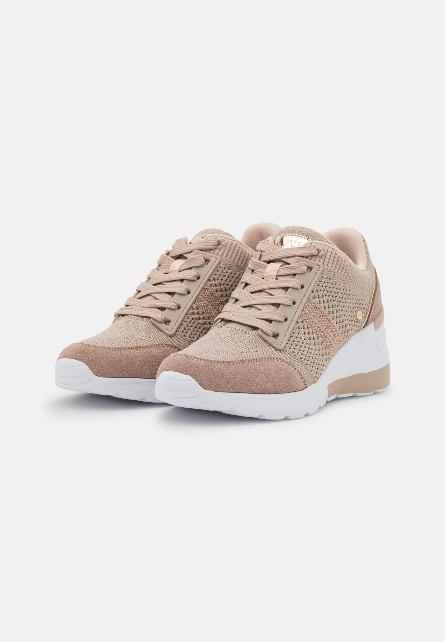 Anna Field Leather Mix - Sneakers Laag - Beige 3 Anna Field Leather Mix - Sneakers Laag - Beige - Image 3