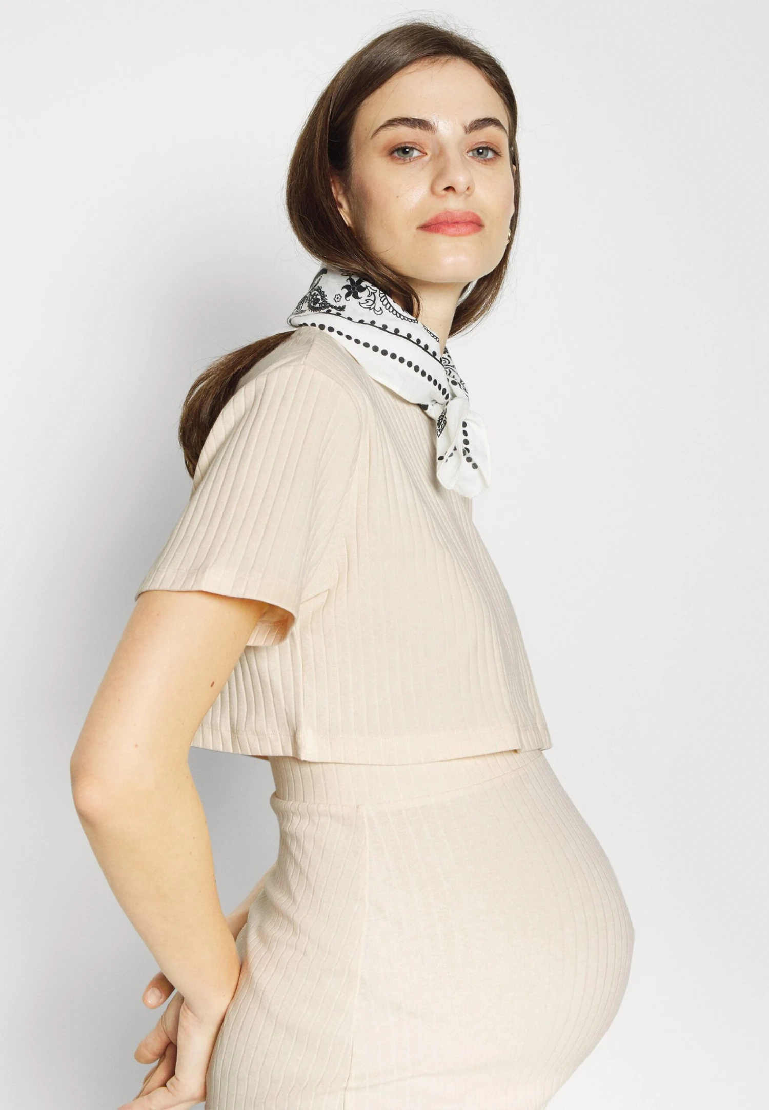 Top Skirt Set - Kokerrok - 003 - Off-White 4 Top Skirt Set - Kokerrok - 003 - Off-White - Image 4