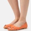 Anna Field Peeptoe Ballerina'S - Orange