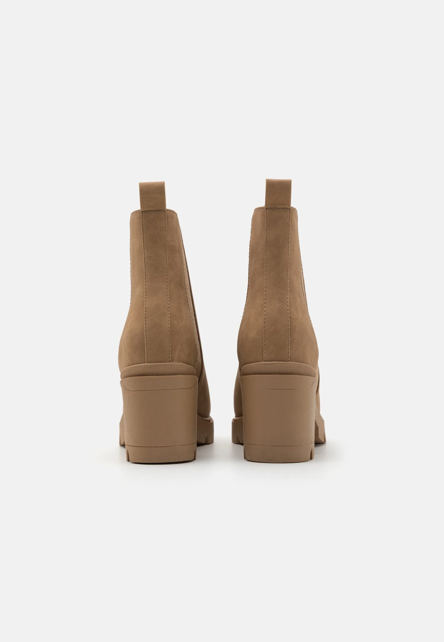 Anna Field Enkellaarsjes Met Plateauzool - Taupe 4 Anna Field Enkellaarsjes Met Plateauzool - Taupe - Afbeelding 4