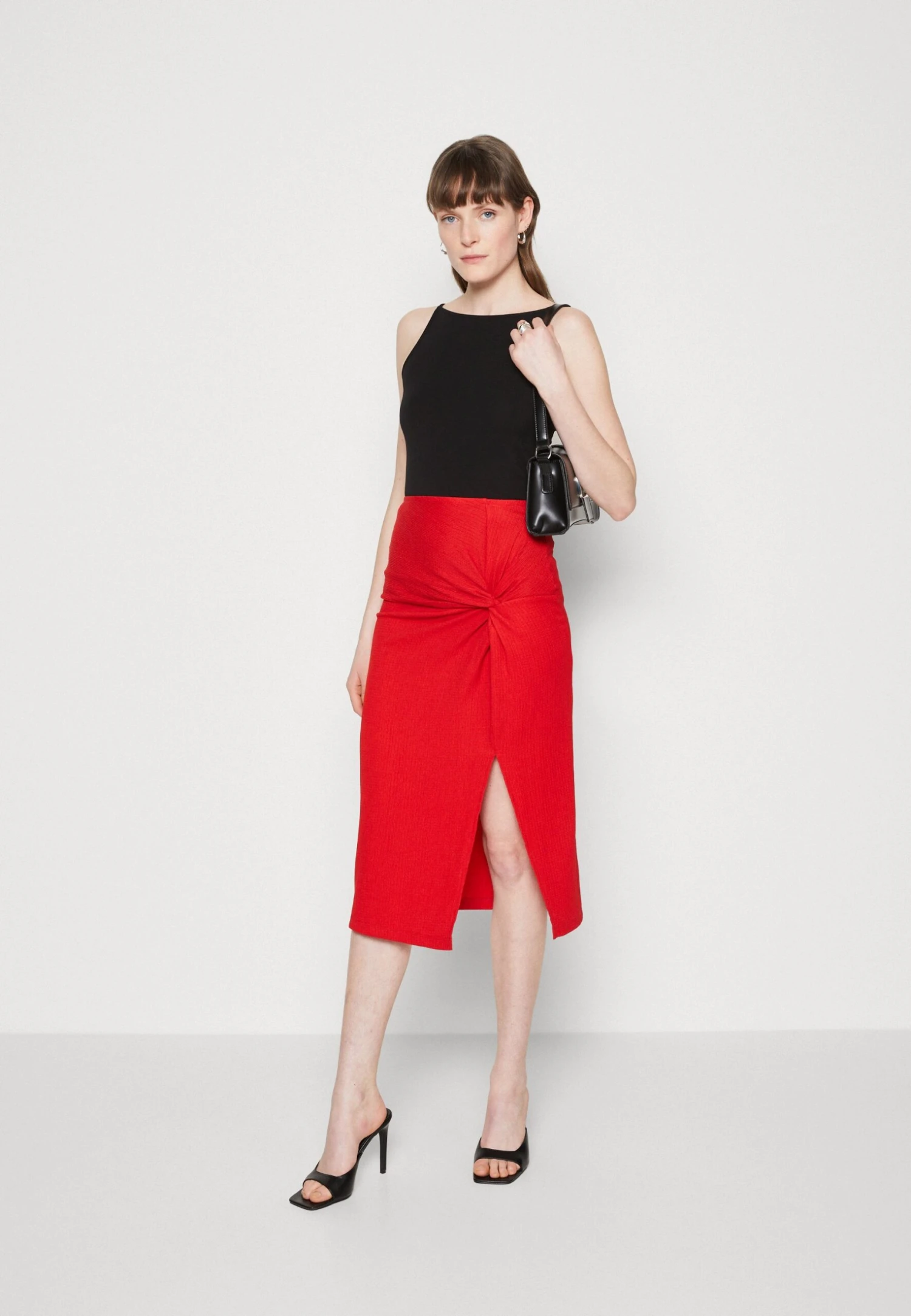 Anna Field Kokerrok - Red 2 Anna Field Kokerrok - Red - Image 2