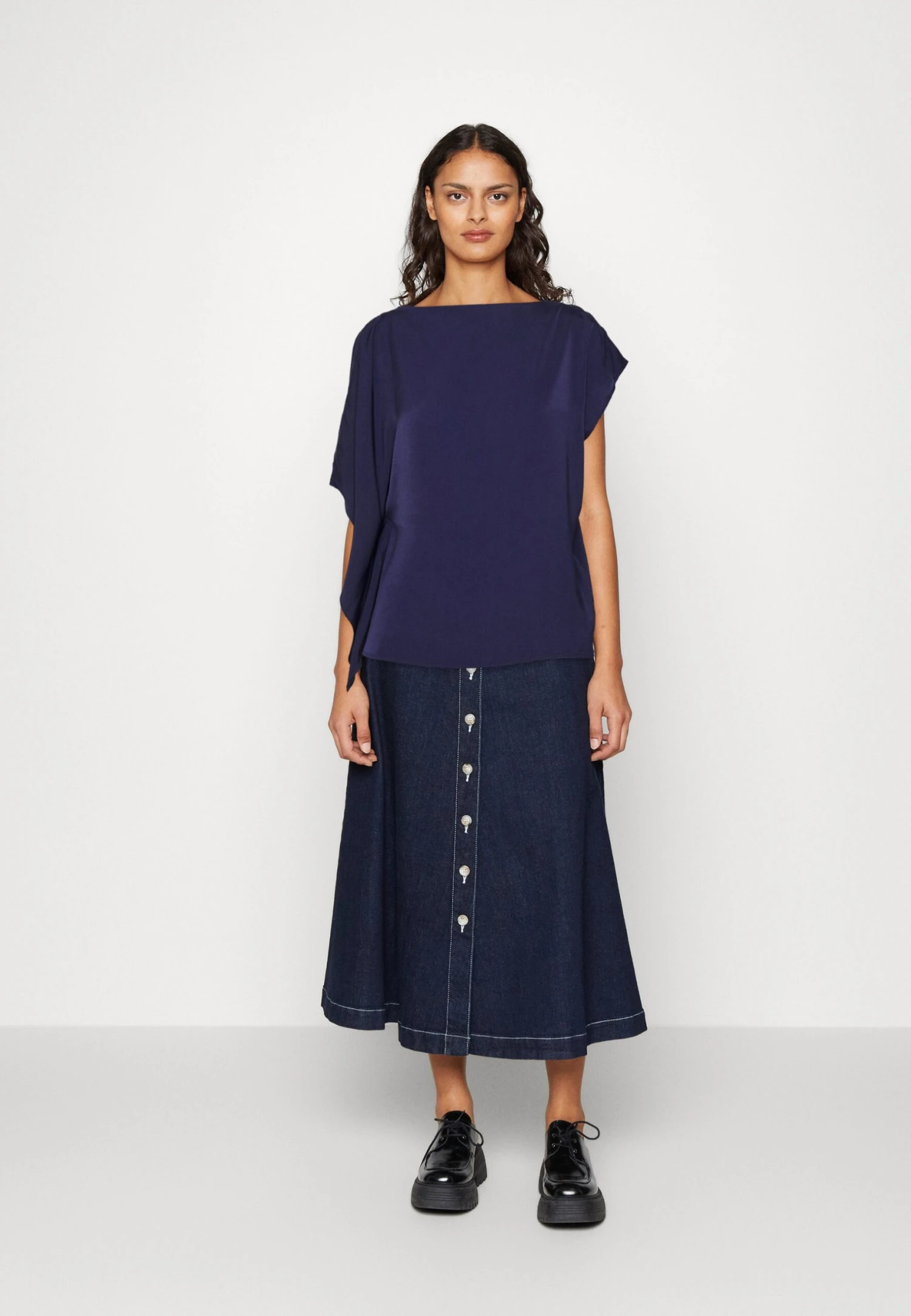 Anna Field Blouse - Dark Blue 2 Anna Field Blouse - Dark Blue - Image 2