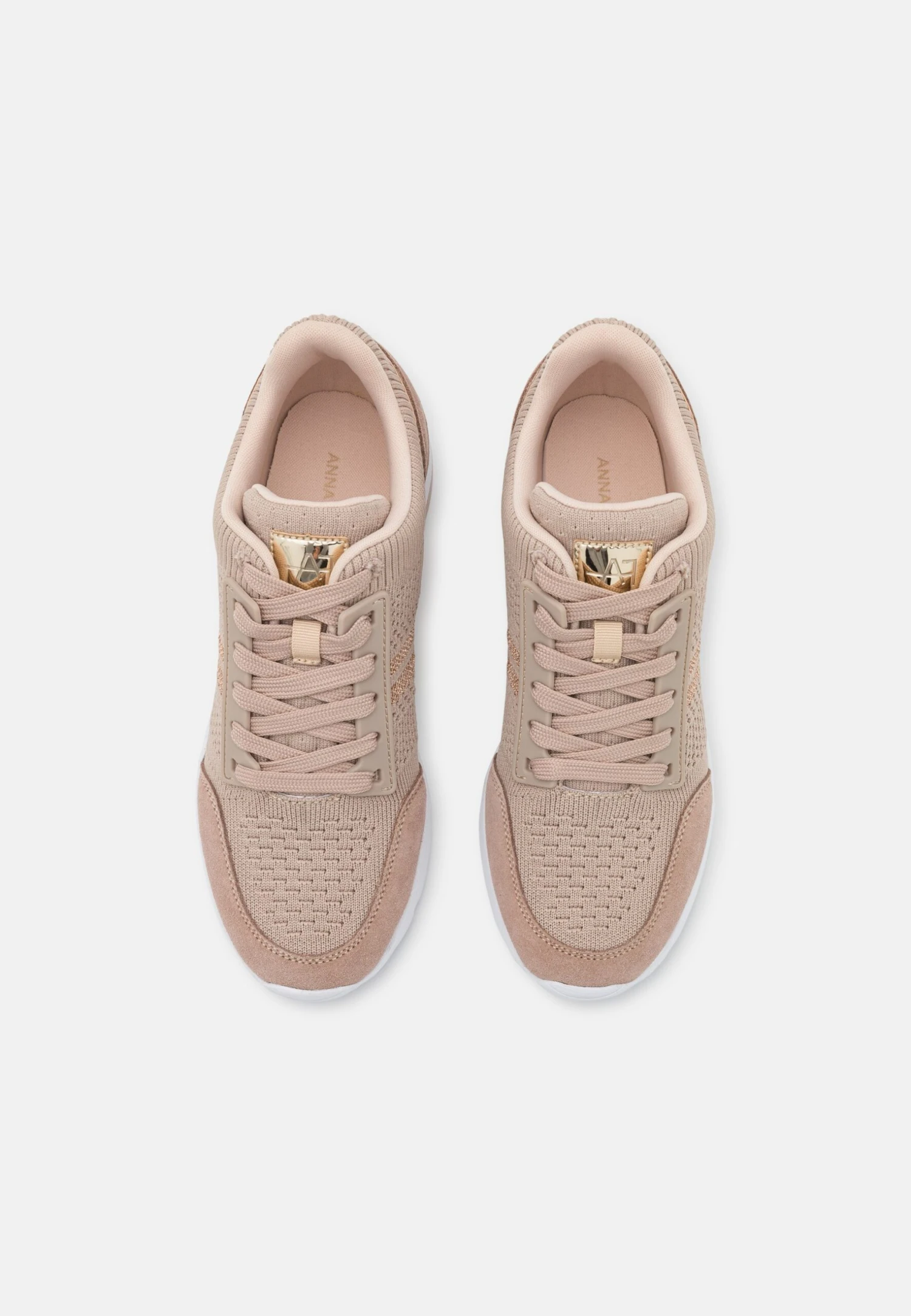 Anna Field Leather Mix - Sneakers Laag - Beige 6 Anna Field Leather Mix - Sneakers Laag - Beige - Image 6