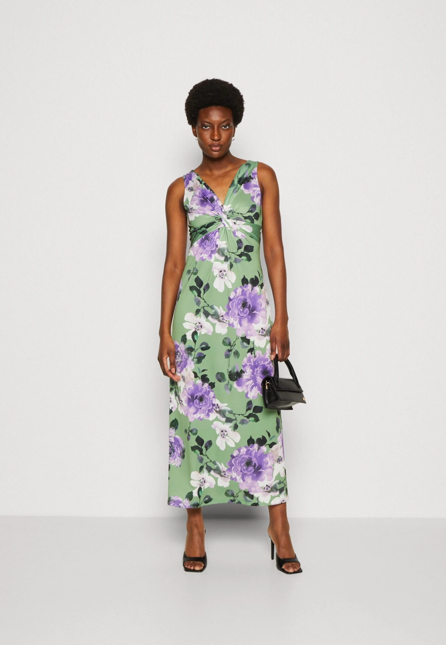 Anna Field Jerseyjurk - Green/Purple/White 2 Anna Field Jerseyjurk - Green/Purple/White - Image 2