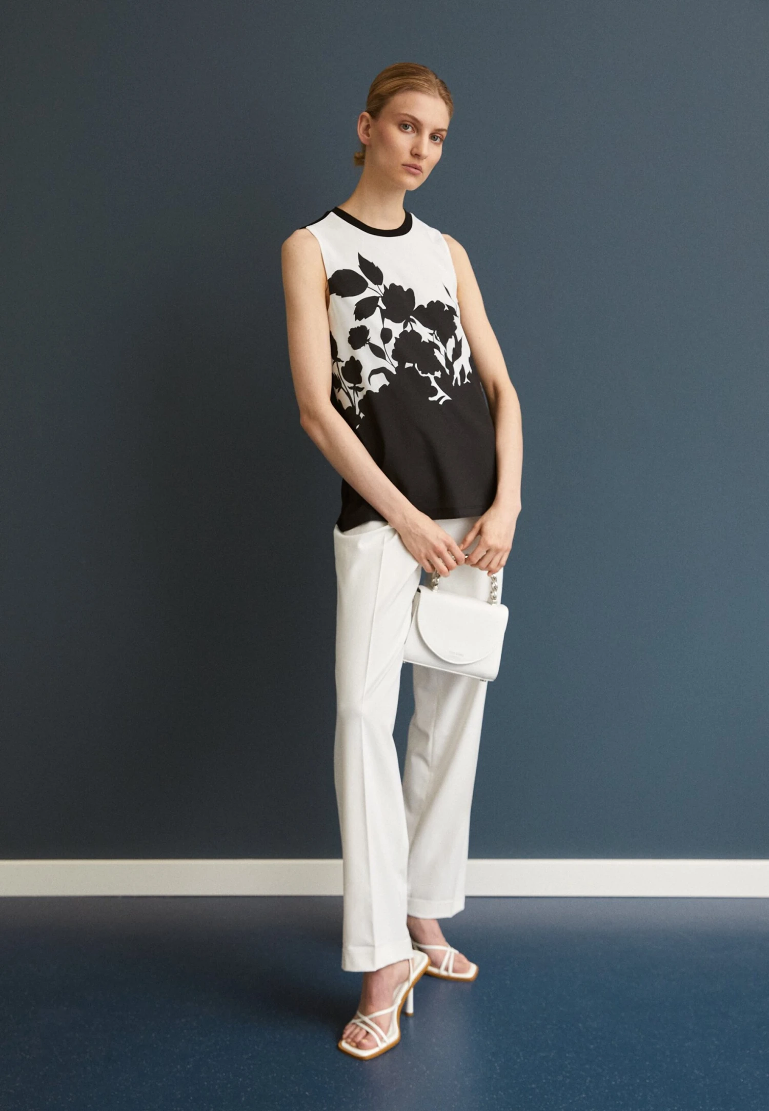 Anna Field Blouse - Black/White 2 Anna Field Blouse - Black/White - Image 2