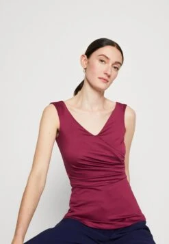 Anna Field Top - Dark Red -Anna Field d11c280362274ec5b8cb8a227ed556d5