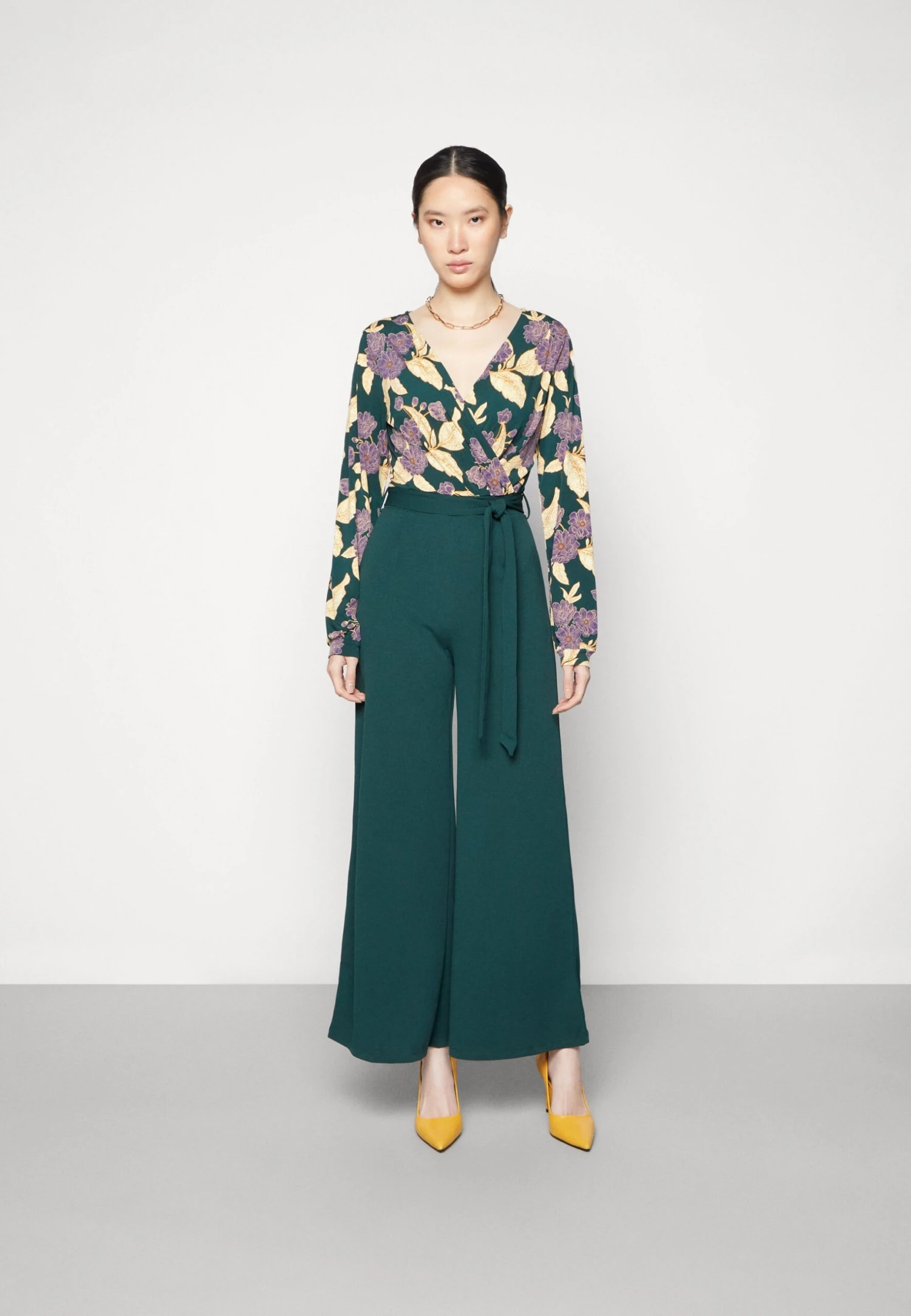 Anna Field Jumpsuit - Dark Green/Yellow 1 Anna Field Jumpsuit - Dark Green/Yellow