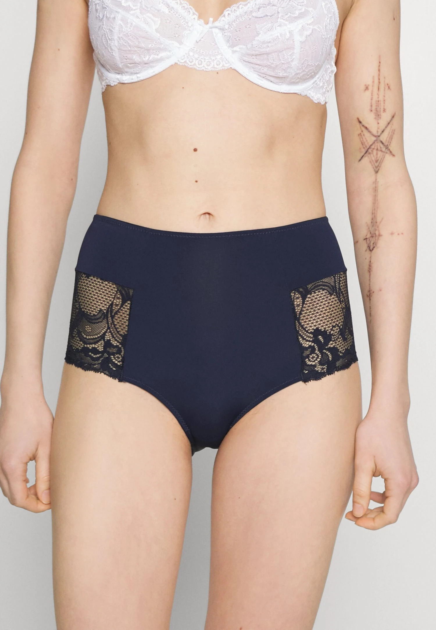 Anna Field 2 Pack - Slip - Dark Blue/White 4 Anna Field 2 Pack - Slip - Dark Blue/White - Image 4