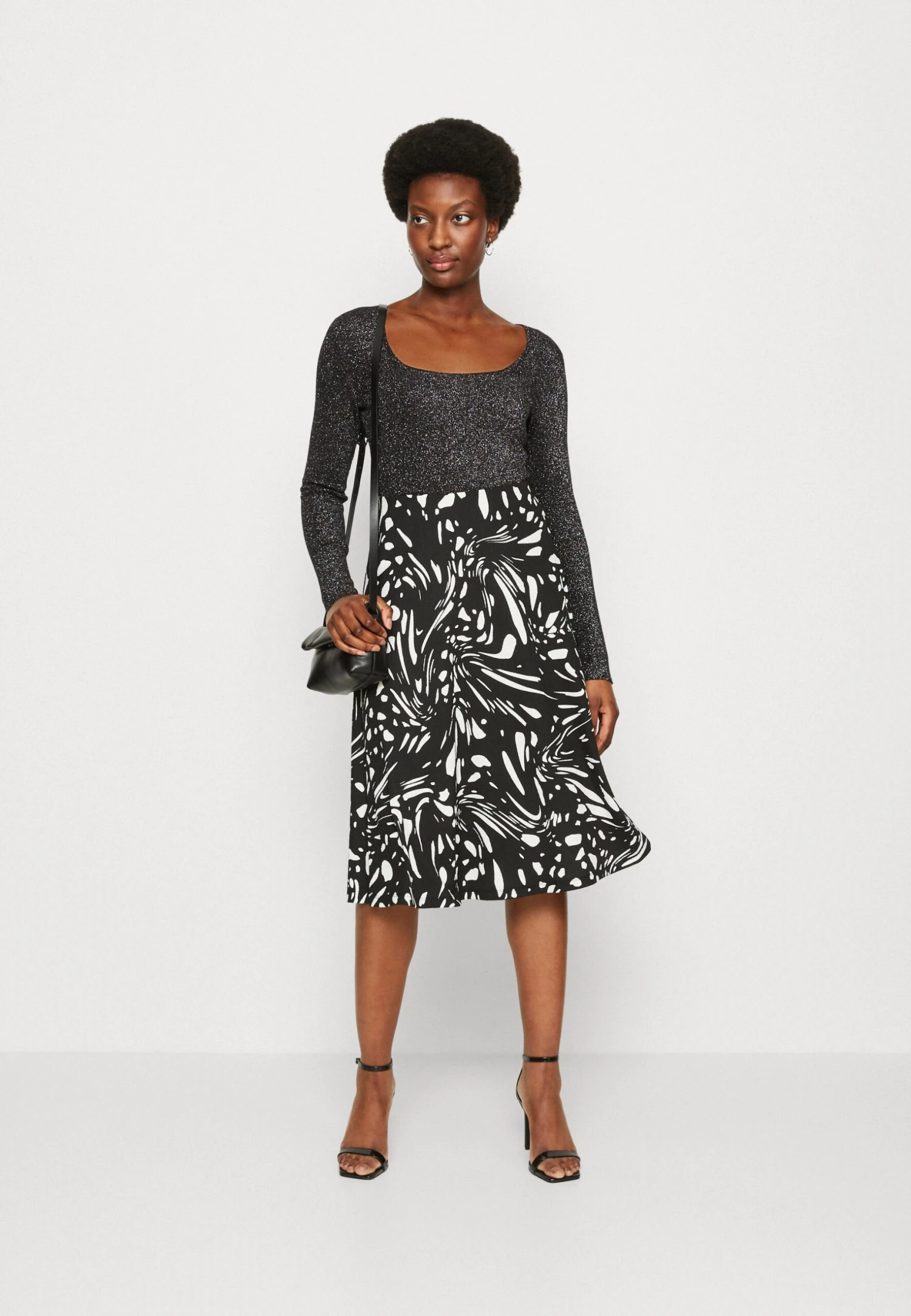 Anna Field A-Lijn Rok - Black/White 2 Anna Field A-Lijn Rok - Black/White - Image 2