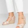 Anna Field Sandalen Met Sleehak - Beige