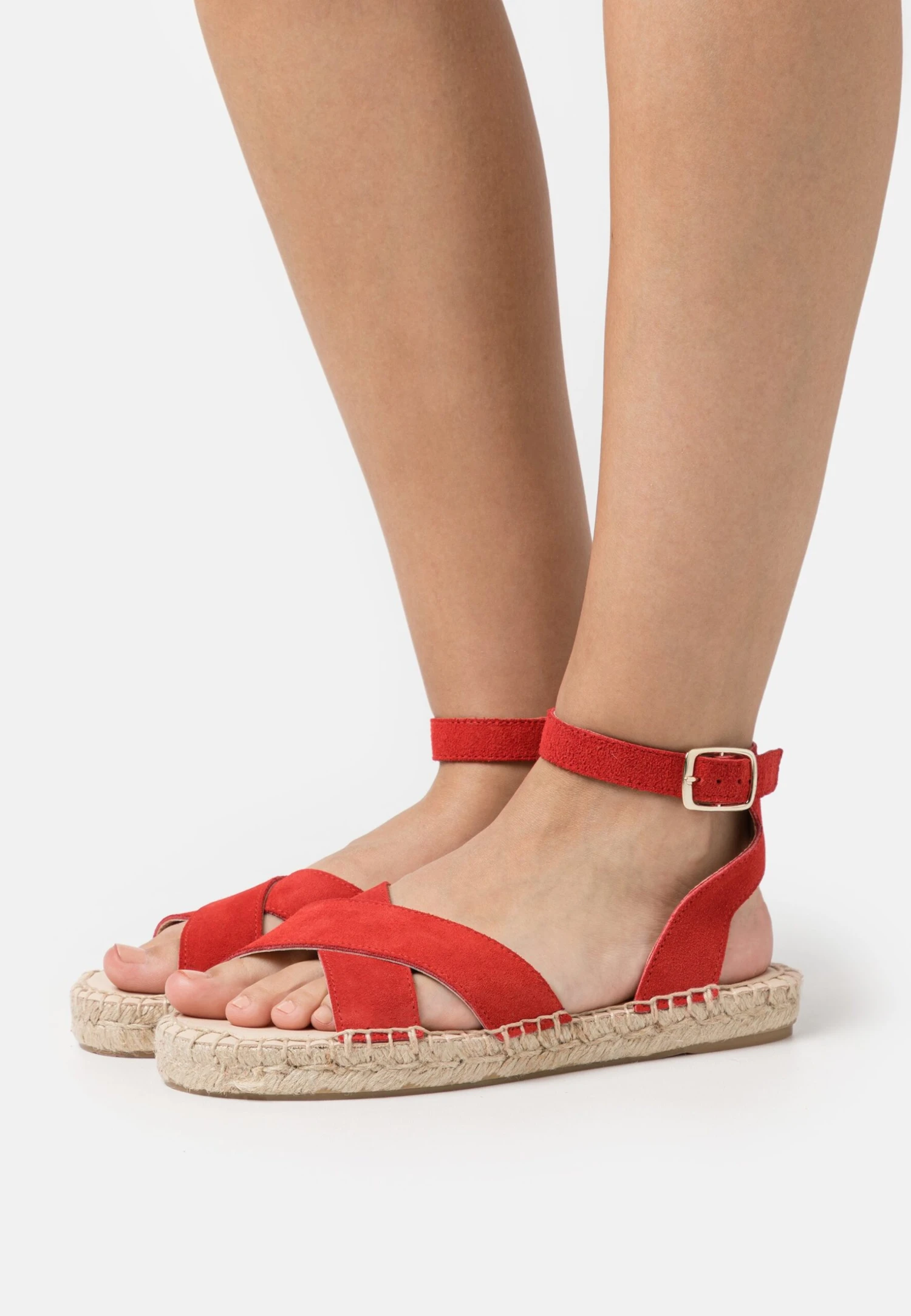 Anna Field Leather - Sandalen Met Plateauzool - Red 1 Anna Field Leather - Sandalen Met Plateauzool - Red