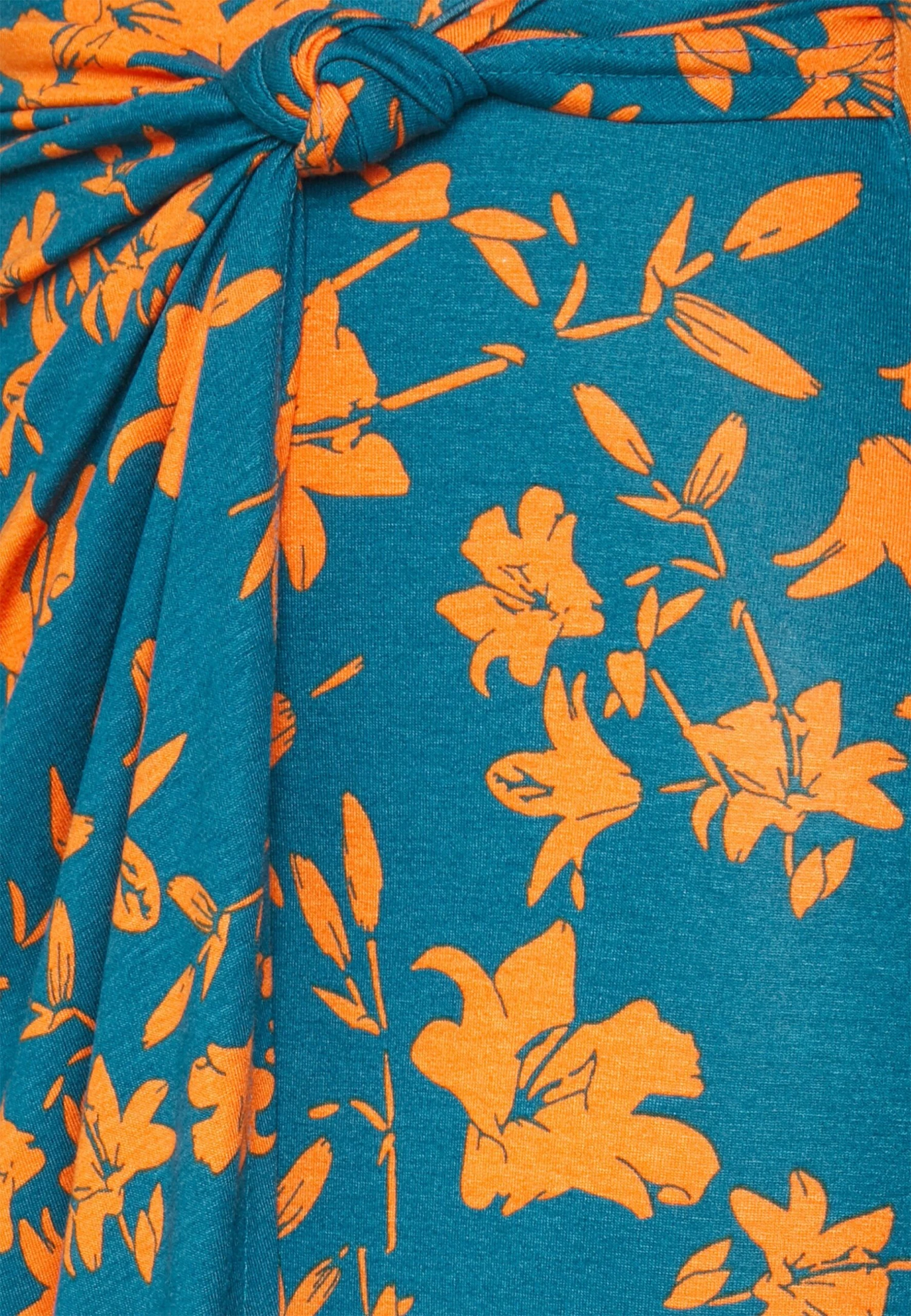 Anna Field Front Knot Midi Skirt - Kokerrok - Blue 3 Anna Field Front Knot Midi Skirt - Kokerrok - Blue - Image 3