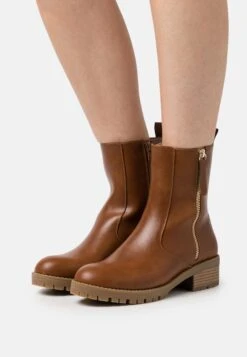 Anna Field Korte Laarzen - Cognac