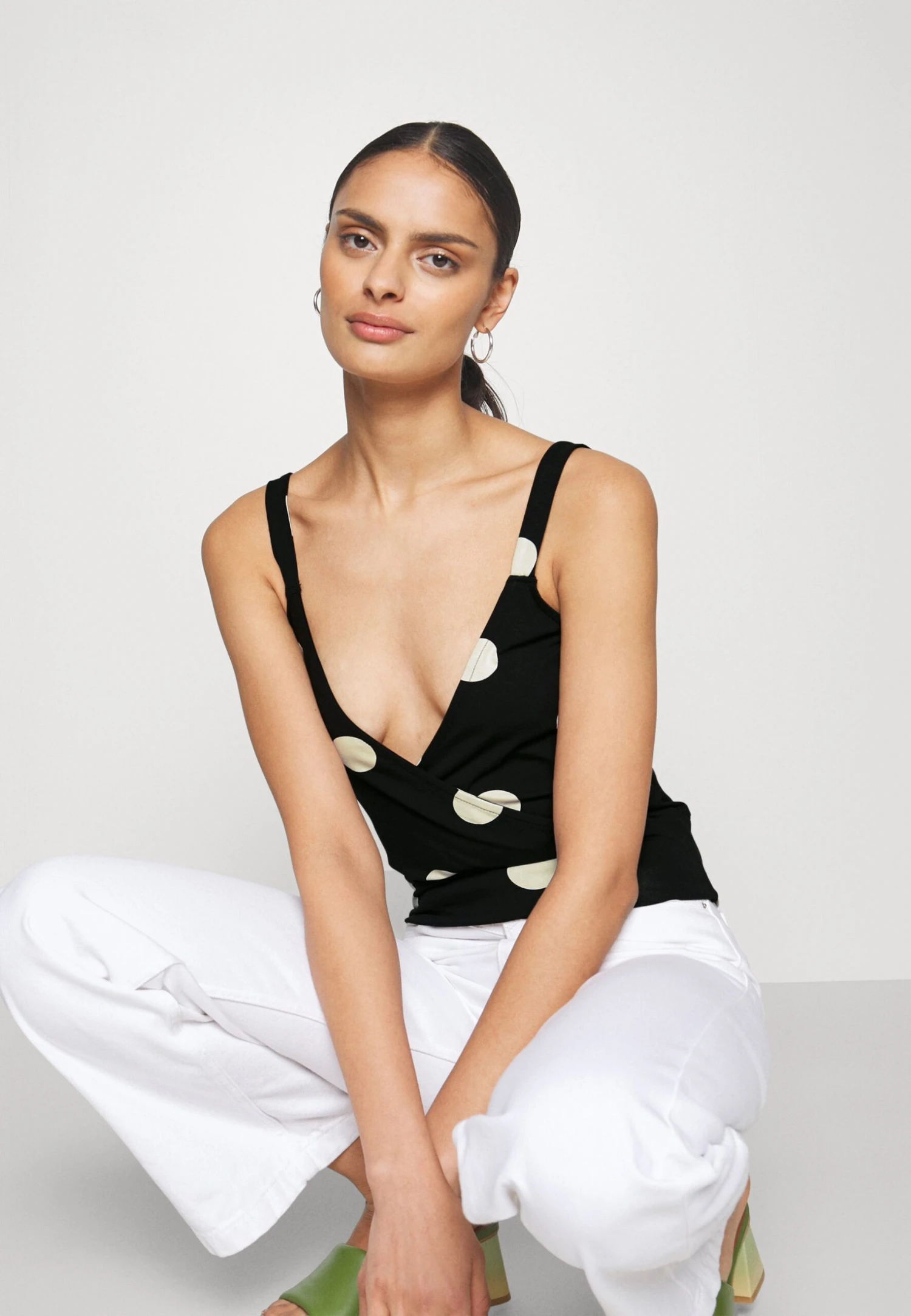 Anna Field Top - Black/White 5 Anna Field Top - Black/White - Afbeelding 5