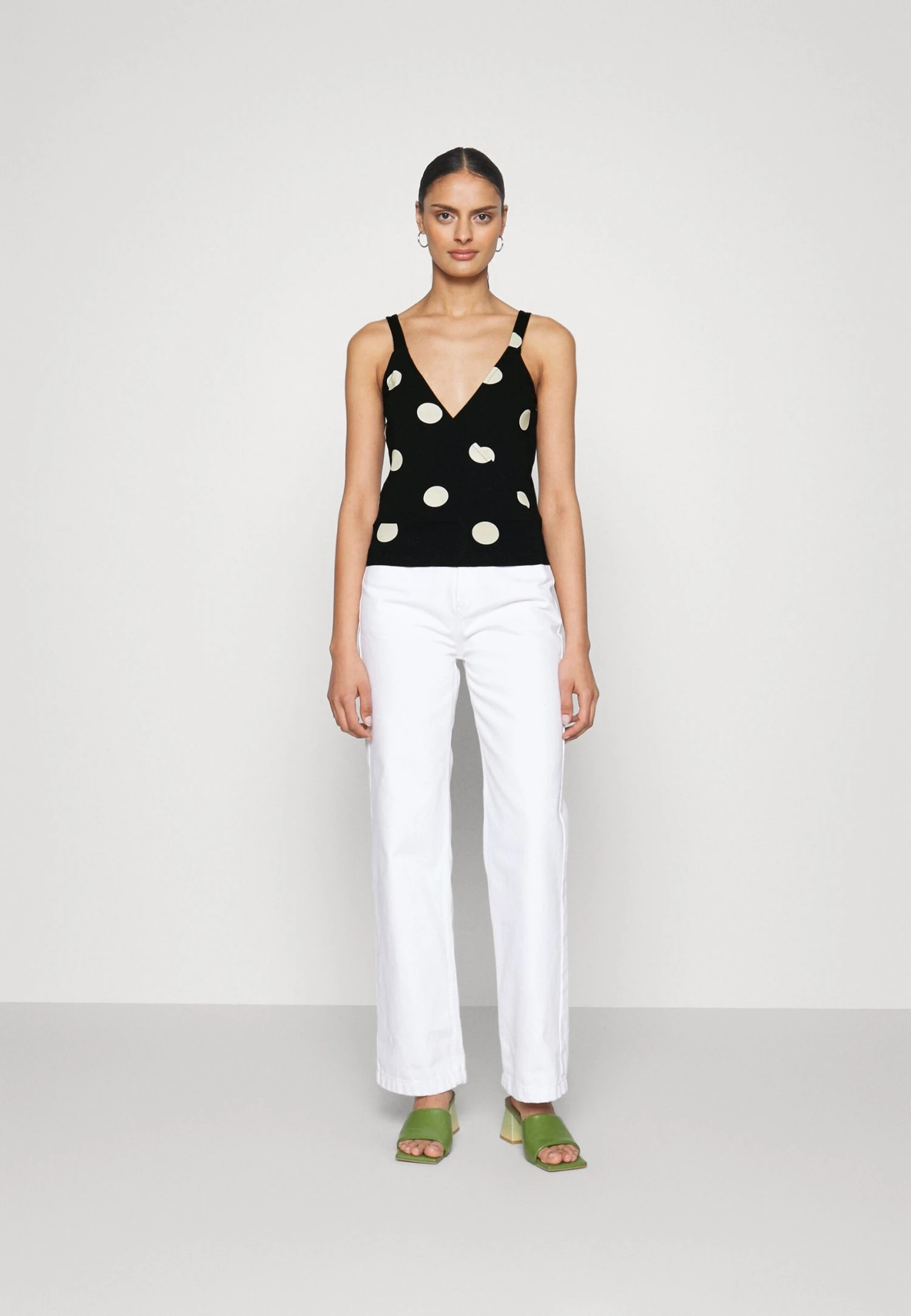 Anna Field Top - Black/White 2 Anna Field Top - Black/White - Afbeelding 2